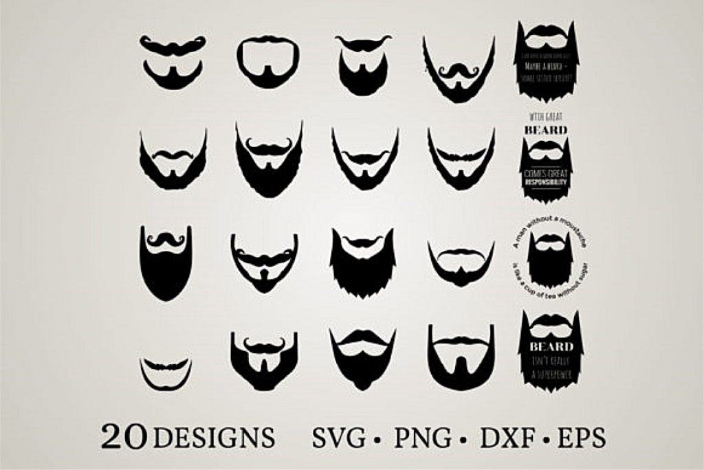 Men’s Beard Collection – 20 Beards, 80 Files – Louisiana Hobby Guy