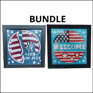 TWO 5-Layer Patriotic Signs!