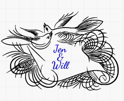 100 HAND DRAWN Monogram Frames - Image 7