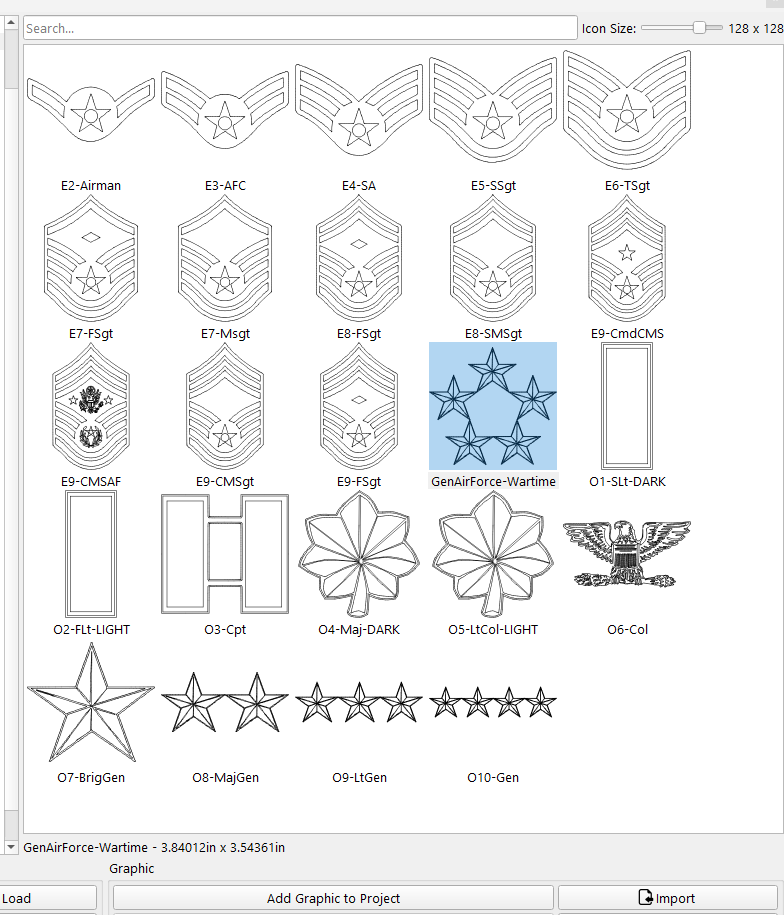United States Airforce Rank Insignias - Image 3