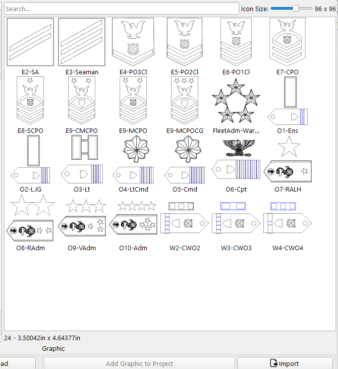 United States Coastguard Rank Insignias - Image 3
