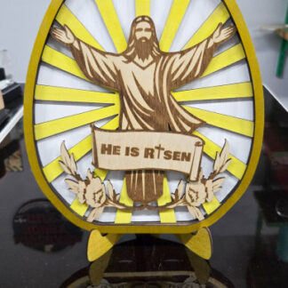 He is Risen Easter Decor