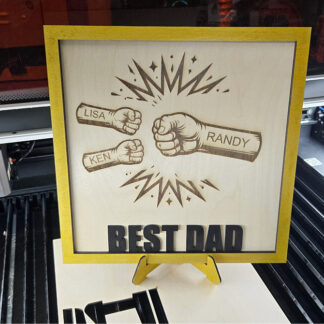 Father's Day Display Plaque, with Stand!