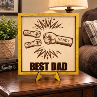 Father's Day Display Plaque, with Stand!