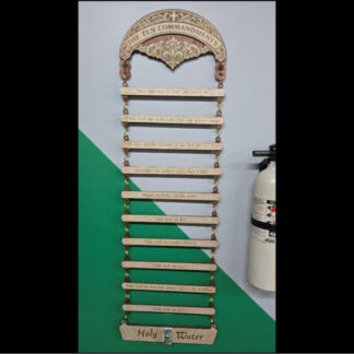 34" 10 Commandments Wall Plaque